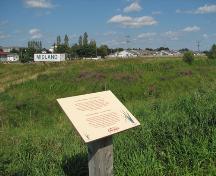 Darois-Breau Founders' Site - view of the plaque; City of Dieppe