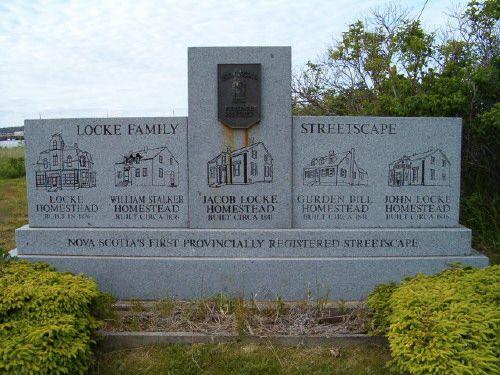 Locke Family Streetscape monument