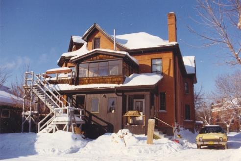 South and east elevations