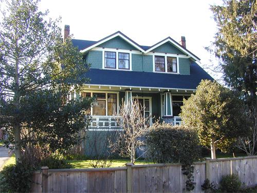 front facade, east elevation