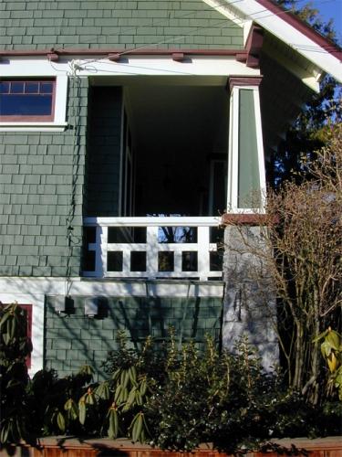 porch detail, south elevation