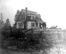 Exterior view of Gibson House, pre-1910; Penticton Museum
