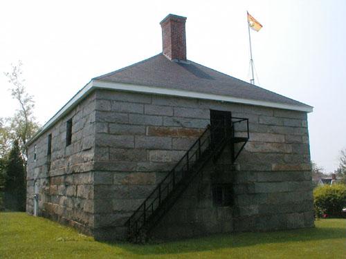 Side view of the gaol