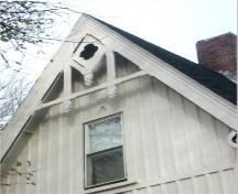 Anglican Church Rectory - Note the quatrefoil elements of the highly decorated vergeboard; Town of Sackville