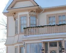 Captain Peter Hanson House - Closeup of Queen Anne Detail - Elaborate Trim; Town of Sackville