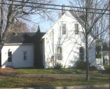 Dr. Alexander Fleming House - Side View - the house faces two streets ; Town of Sackville