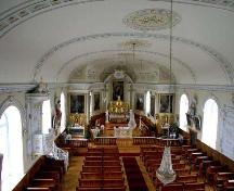 Intérieur de l'église de Saint-André; Ministère de la Culture et des Communications, Jean-François Rodrigue, 2004