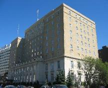 View of the Hotel Saskatchewan from Victoria Park, 2006; Clint Robertson, 2006.