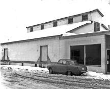 Exterior view of Dynes Feed and Supply (Bike Barn),1982; Penticton Museum, 1982