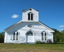 Front Elevation, West Branch United Church, West Branch, 2006; Heritage Division, NS Dept of Tourism, Culture and Heritage, 2006.