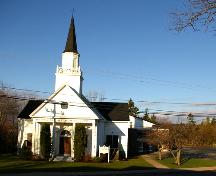 Église unie Saint David's - La façade avant; Rothesay Living Museum
