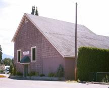 Exterior view of the East Kelowna Community Hall, 2003; City of Kelowna, 2003