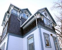 Detail of the Leitch House, Oak Lake, 2006; Historic Resources Branch, Manitoba Culture, Heritage and Tourism, 2006