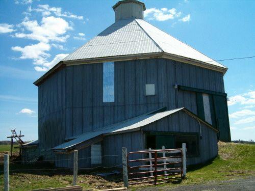 Northeast elevation, Yuill Barn