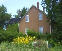 Side view of the house as seen from Charles Street; Town of Sackville