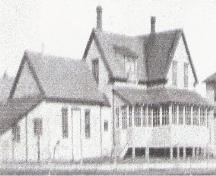 Ancienne photo de la maison; Gérald Brideau