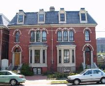 West-Osler House (left) and West-Buley House (right), 2140 and 2146 Brunswick Street, Halifax, Nova Scotia, 2006.

; Heritage Division, NS Dept. of Tourism, Culture and Heritage, 2006.