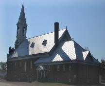 View of the rear of Saint-Antoine l'Ermite Church, 2005; Daniel Léger