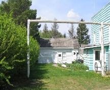 Front elevation of the Log Cabin, 2005.; Government of Saskatchewan, 2005.