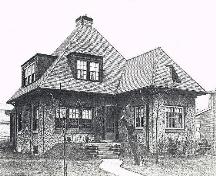 The Masson-Deck House has undergone few changes since it 1924 construction.; City of Windsor Collection