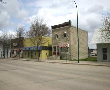 Contextual View from the Southwest of the Bergthaler Waisenamt, Altona 2005; Historic Resources Branch, Manitoba Culture, Heritage & Tourism, 2005