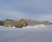 Northwest view of the Kellross Heritage Museum featuring the metal roof, 2007.; Government of Saskatchewan, Brett Quiring, 2007.