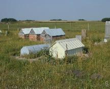 View looking east to the RM of Tullyment side of the Jewish Cemetery, 2003.; Government of Saskatchewan, Bernie Flaman, 2003