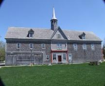 West elevation, Dock Street, Cox's Warehouse, Shelburne, Nova Scotia, 2007.
; Heritage Division, NS Dept. of Tourism, Culture and Heritage, 2007.