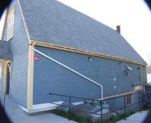 East elevation, Heritage Hall, Shelburne, Nova Scotia, 2007.
; Heritage Division, NS Dept. of Tourism, Culture and Heritage, 2007.