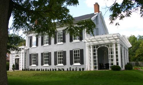 Front view of Weller-Boucher House