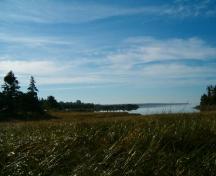 View of Shelburne Harbour from the Ryer-Davis House, Shelburne, Nova Scotia, 2005.
; Heritage Division, NS Dept. of Tourism, Culture and Heritage, 2005.