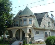 Front façade with tower; Town of St. Stephen