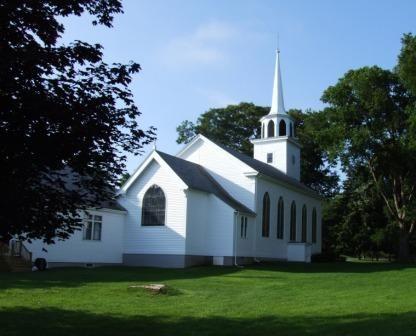 Rear and west elevation, St. Luke's Church