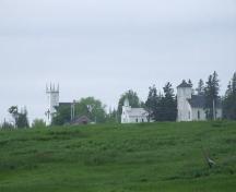 King Seaman Church, Minudie School Museum, St. Denis Church (from right to left), Minudie, Nova Scotia, 2007.; Heritage Division, NS Dept. of Tourism, Culture and Heritage, 2007.