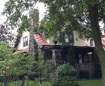 A unique cross gable, bungalow-style fieldstone and stucco home in the former town of Ford City.; City of Windsor, Nancy Morand