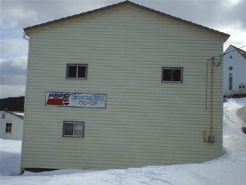 View of modern exterior, Co-op Store