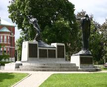 View of Cenotaph in Confederation Park, City of Peterborough 2004; City of Peterborough, 2004