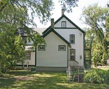 North elevation of Inkster House (Bleak House), Winnipeg, 2006; Historic Resources Branch, Manitoba Culture, Heritage and Tourism 2006