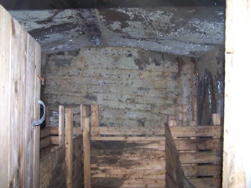 Interior of Tom Porter Root Cellar, Elliston, 2007