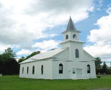 Front façade, looking west; Province of New Brunswick