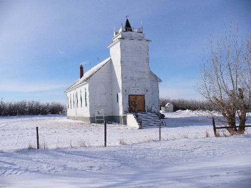 Front view of Green Valley Lutheran Church, 2007.