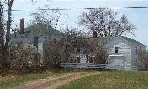 Front and east elevation, Amos Thomas Seaman House