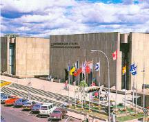 General view of Confederation Centre of the Arts.; Frank MacKinnon, Honour the Founders! Enjoy the Arts!, Fathers of Confederation Buildings Trust, Charlottetown, 1990, p.67.