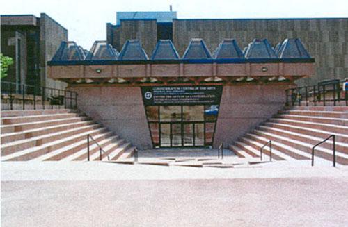 Detail of the memorial entrance