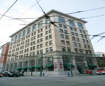 Exterior view of the British Columbia Securities Building; City of Vancouver, 2005