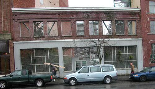 Remainder of front facade