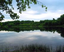 Vue générale des environs du site archéologique de Jemseg; Province of New Brunswick