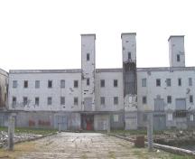 View of the seaward facing side of Salt Fish Plant, Port Union, NL, June 2006.; HFNL/Deborah O'Rielly 2006