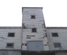 View of one of three elevator shafts in Salt Fish Plant, Port Union, NL, June 2006.; HFNL / Deborah O'Rielly 2006