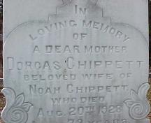 Headstone detail, Old Methodist Cemetery, Leading Tickles, 2007; Town of Leading Tickles, 2007